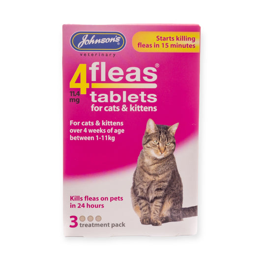 Johnson’s Cat Flea Tablets 3 Tablet Pack