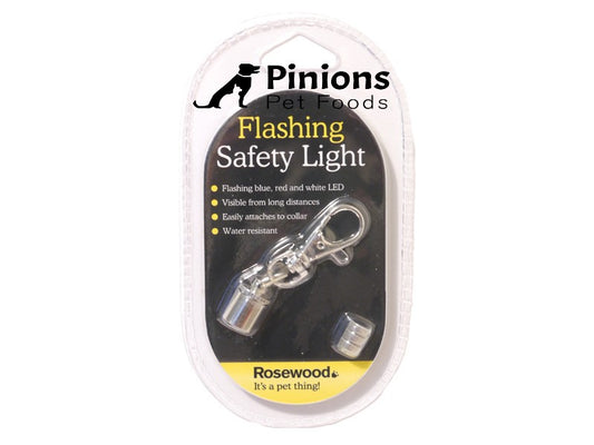 FLASHING LED SAFETY LIGHT FOR DOGS