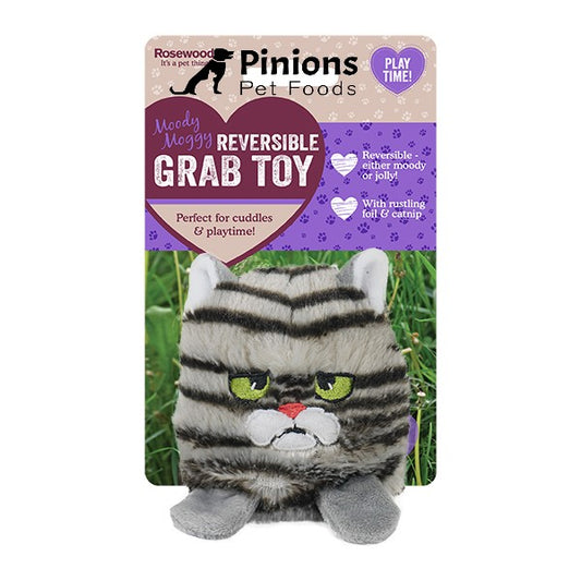 Moody Moggy Reversible Cat Grab Toy