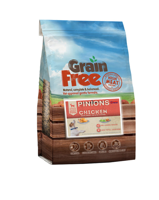 PINIONS OWN GRAIN FREE ADULT DOG FOOD WITH CHICKEN