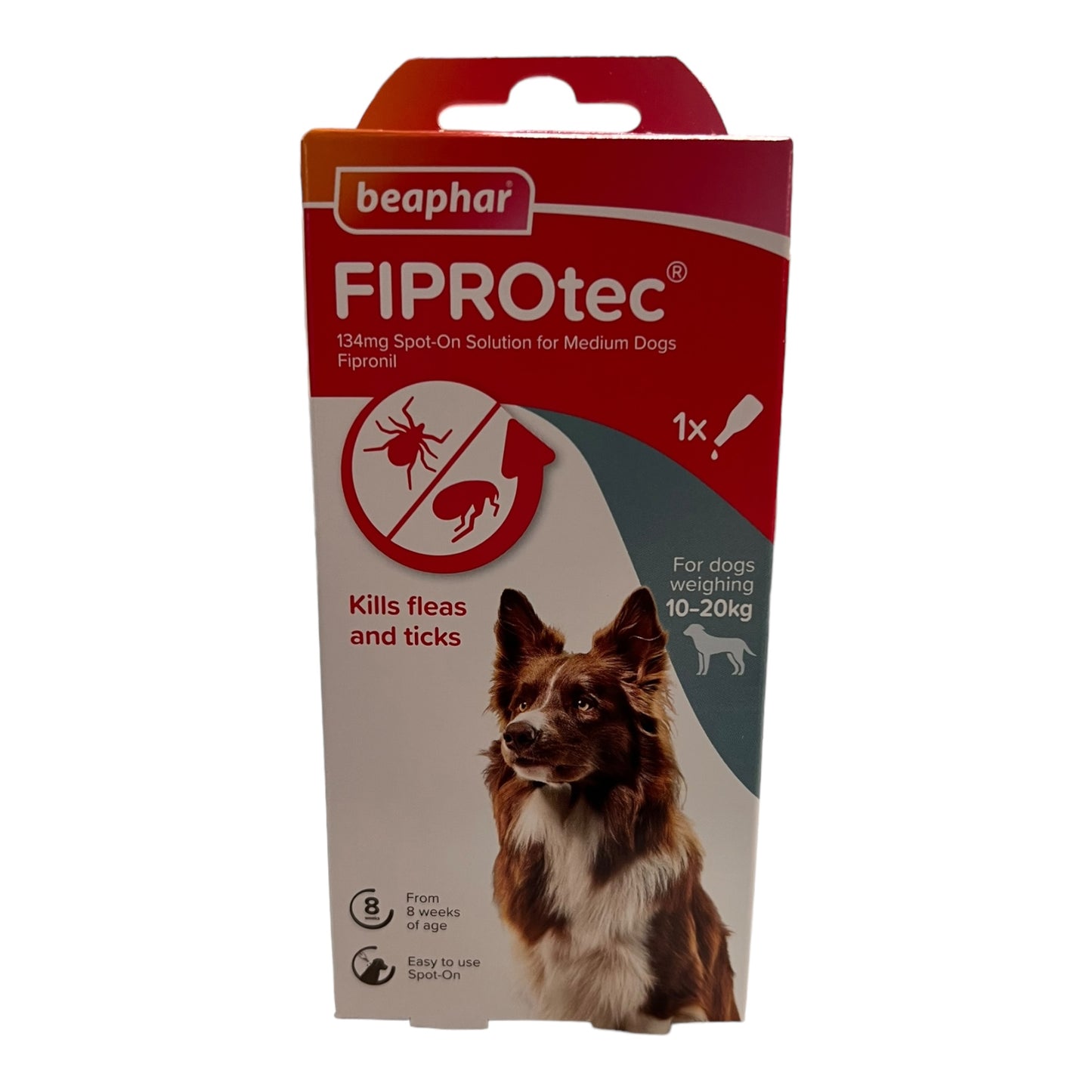 Beaphar FIPROtec® Flea & Tick Spot-On for Dogs (10-20kg)