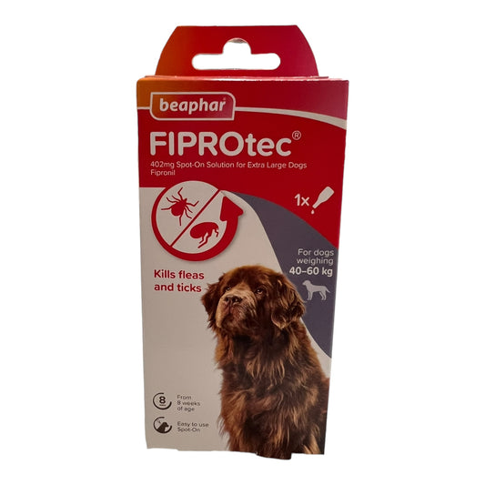 Beaphar FIPROtec® Flea & Tick Spot-On for Dogs (>40kg)