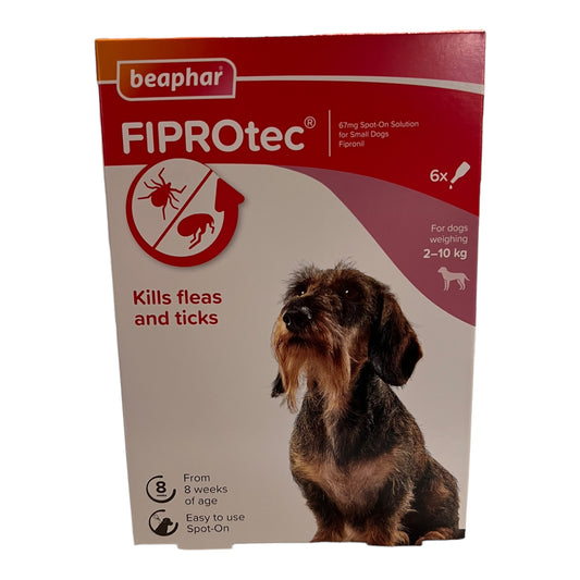 Beaphar FIPROtec® Flea & Tick Spot-On for Dogs (2-10kg)