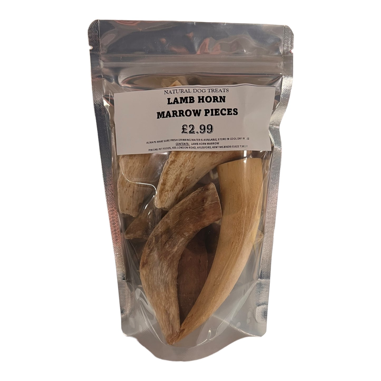 Lamb Horn Marrow Pieces For Dogs