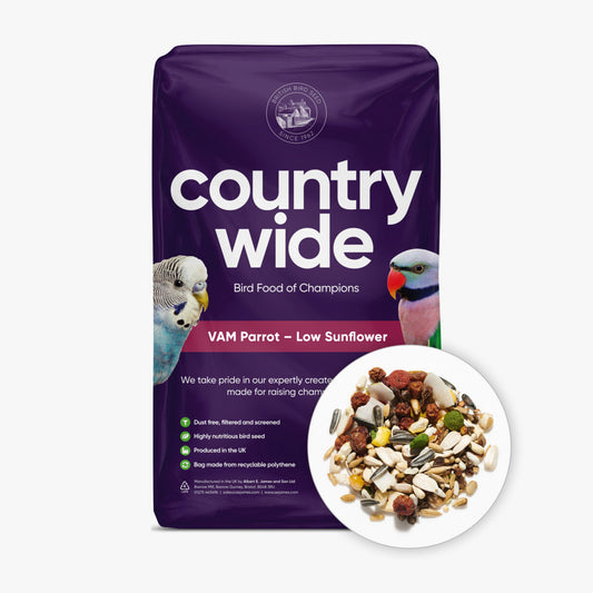 COUNTRY WIDE LOW SUNFLOWER VAM PARROT FOOD MIX