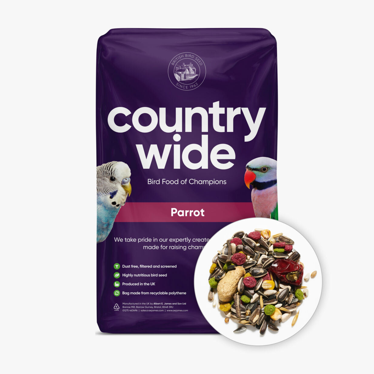 COUNTRY WIDE PARROT FOOD MIX